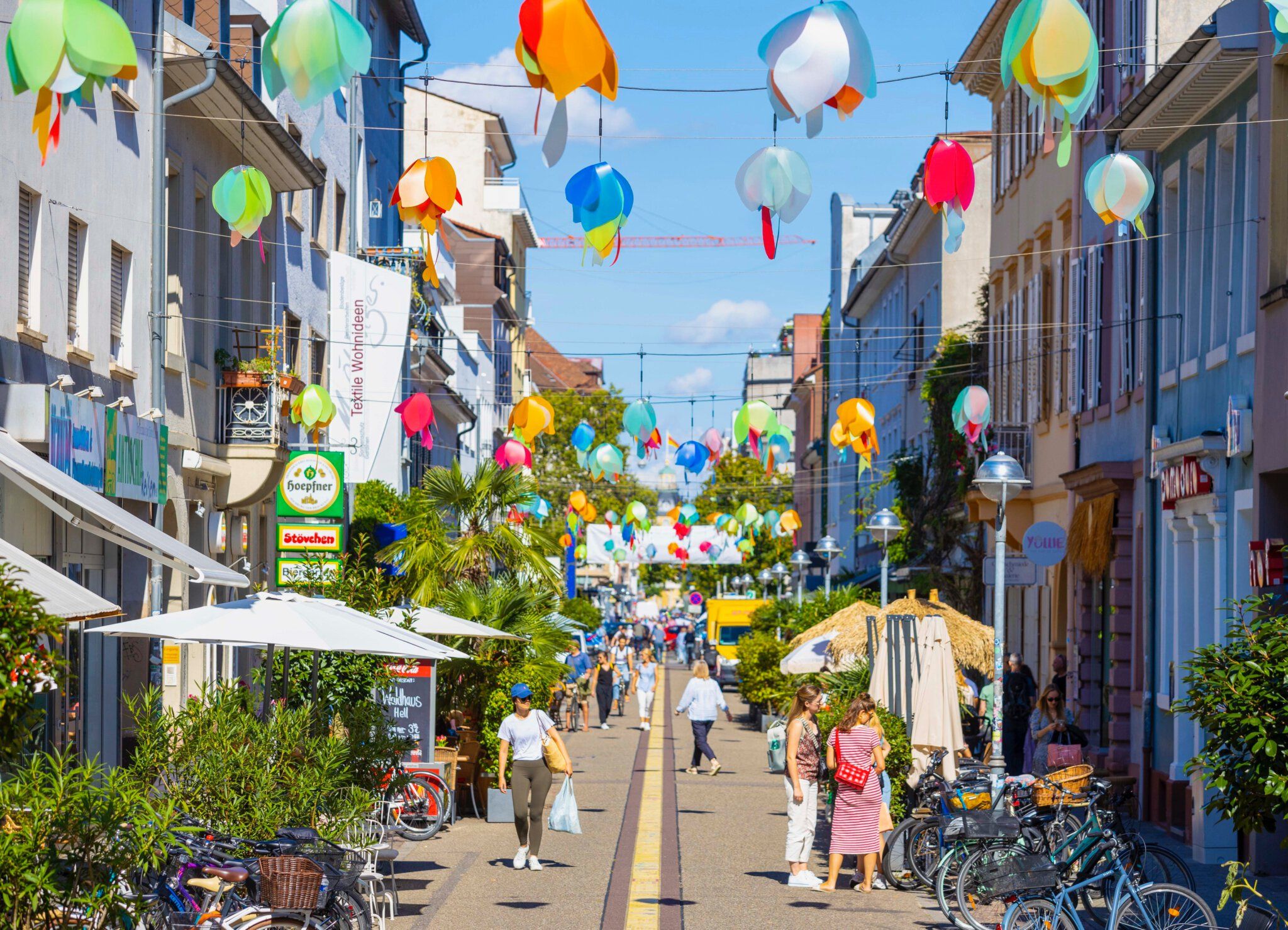 Innenstadtquartier in Karlsruhe